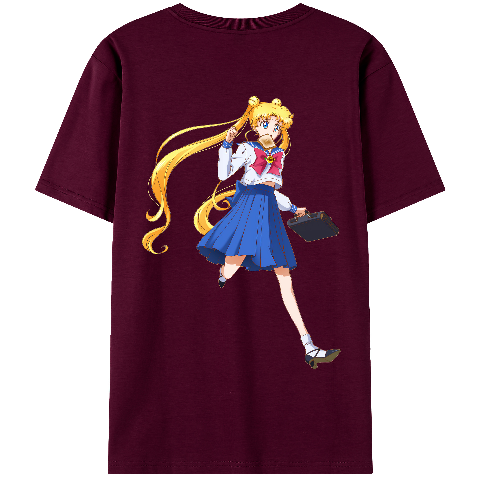 （画像用） 美少女戦士セーラームーン 愛野 美奈子 あいの みなこ Sailor Moon Aino Minako レディース半袖Tシャツ(バックプリント)
